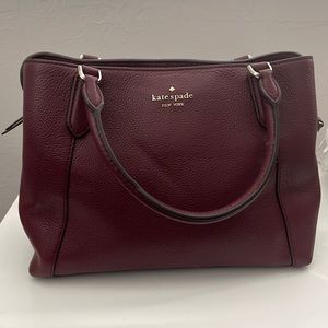 Kate spade burgundy purse